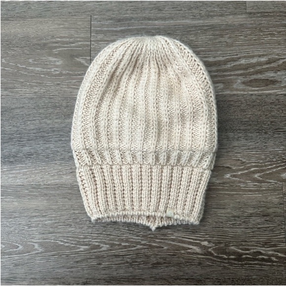 Apana Cream Knit Beanie - Picture 5 of 7